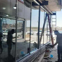 کرتین وال و درب و پنجره دوجداره