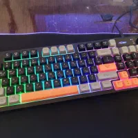 کیبورد گیمینگ D-NET RGB موس گیمینگ Exon