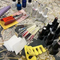 لوازم وسایل ناخون ناخن سوهان یووی یو وی