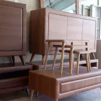 آینه کنسول میزتلویزیون ست کامل|بوفه، ویترین، کنسول|کرج, پیشاهنگی|دیوار