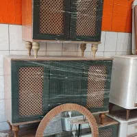 ست میز تلویزیون، کنسول و جاکفشی حصیری|بوفه، ویترین، کنسول|کرج, اسلامآباد|دیوار