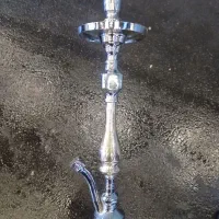 قلیان سه مرتبه منبع سوراخ دار قهوه خونه ای