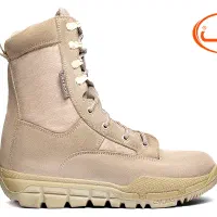 پوتین نظامی گارد زیپ دار جیر و چرم تبریز|کیف، کفش، کمربند|آران و بیدگل, |دیوار