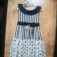 پیراهن دخترانه با کلاه . تایلندی ۱۰ تا ۱۲سال سالم