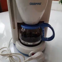 قهوه ساز چکه ای GEEPAS نو سفید و آبی