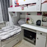 مجموعه تخت دو نفره دو طبقه|تخت و سرویس خواب|تهران, ابوذر|دیوار