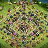 اکانت کلش اف کلنز لول 210