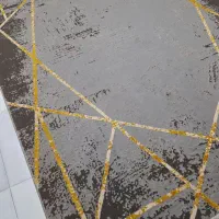 گلیم ۶ متری توسی نوار طلا|گلیم، جاجیم، گبه|اقبالیه, |دیوار