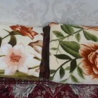 پتو گلبافت یک نفره گل برجسته دولایه