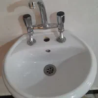 روشویی کامل با شیر  آماده نصب