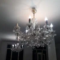 لوستر کریستالی اتریش ۴ عدد|لوستر و چراغ آویز|تبریز, |دیوار