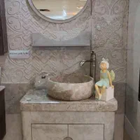 روشویی کابینتی فول ست بتن روشن