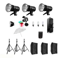 ست فلاش عکاسی ۳۰۰ ژول s&s