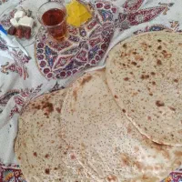 نان نرم با سبزیجات معطر