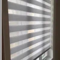 ۴عدد پرده زبرا کرکره ای کاملا نو ۲۵۰۰