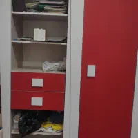 یک کمد ویک ویترین|بوفه، ویترین، کنسول|خمینی‌شهر, |دیوار