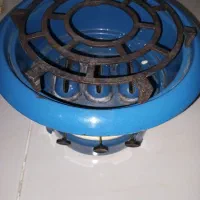 چراغ ۳ فتیله ای  قدمت ۱۰۰ ساله چدنی|کلکسیون اشیاء عتیقه|پرند, فاز ۶|دیوار