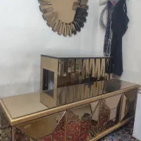 ست اینه کنسول و میز تلویزیون|بوفه، ویترین، کنسول|دزفول, |دیوار