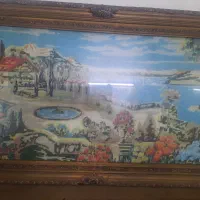 تابلو کاردست کوبلن قدیمی بسیار زیبا