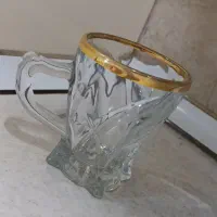 استکان لب طلای دو دست یک میلیون