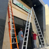 اجاره نردبان کشویی محکم آلومینیومی از ۳ تا ۹ متری