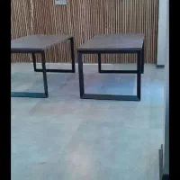 میز نگین طوسی 150*90