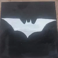 تابلوی کار دست ساز طرح بتمن