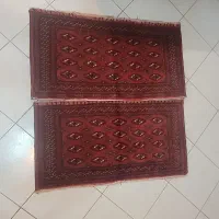 قالیچه و پشتی ترکمن دستبافت سالم|فرش|تهران, فلسطین (میدان انقلاب)|دیوار