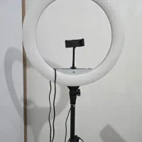 رینگ لایت با سه پایه ی حرفه‌ای|دوربین عکاسی و فیلم‌برداری|خرم‌آباد, |دیوار