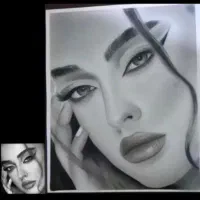 طراحی چهره|تابلو، نقاشی، عکس|تهران, آسمان|دیوار