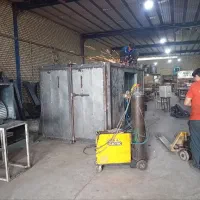 کوره رنگ پخت استاتیک مدل باکسی چهارمتری دودرب