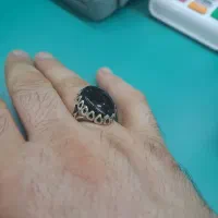 انگشتر نقره سنگ عقیق
