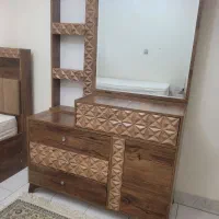 دوعدد تخت یک نفره با میزآرایش ،تشک|تخت و سرویس خواب|تهران, آشتیانی|دیوار