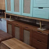 عمده اینه کنسول مدرن پایه دار