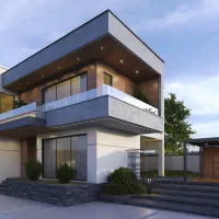 طراحی نقشه کشی ویلا محوطه سازه اتوکد ازبیلت برق