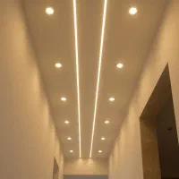 نصب هالوژن لاین نوری رفع اتصالی واجرای برق ساختمان