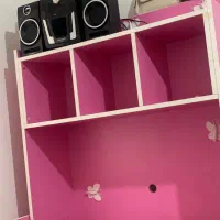 کمد میز تحریر به همراه جای قفسه کتاب و کیس وکیبورد|میز تحریر و کامپیوتر|آمل, |دیوار