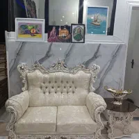 مبل سلطنتی با عسلی سفید|مبلمان خانگی و میز عسلی|قدس, شهرقدس|دیوار