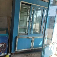 یخچال  دو دره ویترینی سالم