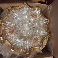 سرویس لب طلاگل رز|ظروف سرو و پذیرایی|خوی, |دیوار