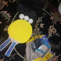 تور و گیره تور و دوعدد راکت پینگ پنگ