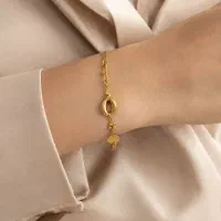 دستبند طلا لوکس