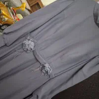 لباس مجلسی و کیف و کفش نو و سالم رنگ طوسی