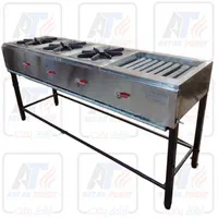 اجاق گاز3شعله صنعتی رستورانی ردیفی دوکاره مدل T36|کافی‌شاپ و رستوران|مشهد, شیرحصار|دیوار