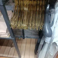 چوب لباس طلایی