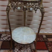 میز تلفن برنجی