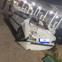 پژو پارس سفید تصادفی، مناسب تعویض اتاق یا قطعات