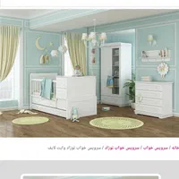 تخت نوزاد نوجوان ساحل چوب|تخت و صندلی بچه|تهران, قزل قلعه|دیوار
