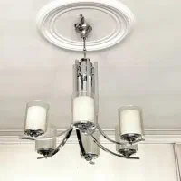 لوستر 6 شاخه سیلور