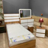 تخت وسرویس خواب آنتیک تکنفره